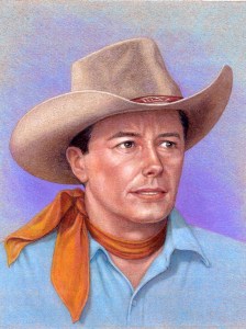 Tim Holt drawn by our Club's own Jim Sanders. © 2015 Jim Sanders